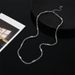 European And American Simple Square Pearl Cylinder Titanium Steel Boys Simple Necklace Trend Personality Hip Hop Whip Chain Does Not Fade_ipsvogv.com