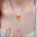 Dreamy Tassel Necklace, Women's Drip Slip Set Rain Butterfly Clavicle Chain, Exquisite, Light High Luxury, Small_ipsvogv.com