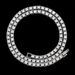Single Row Necklace Alloy Unisex Hip Hop Jewelry 4mm Tennis Chain_ipsvogv.com