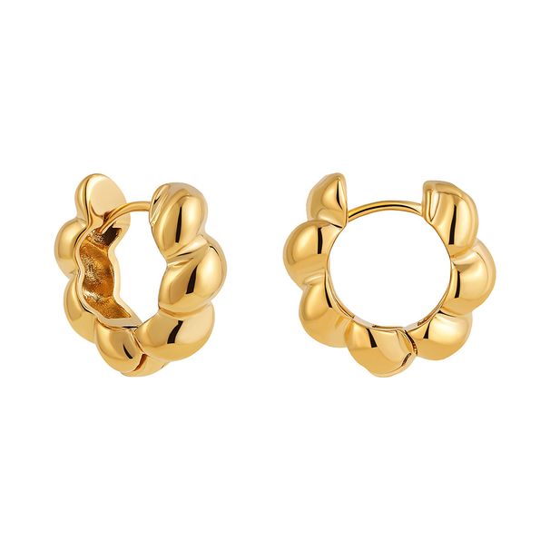 Women’s Jewelry Set Fashion Simple Temperament Versatile Personality Earrings Retro Twisted Copper Plated Ear Buckle Ear Ring Female Earrings_ipsvogv.com