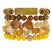 Bohemian Stacking Style Natural Stone Crystal Bud Gravel Multi String Bracelet_ipsvogv.com