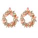 Big earrings horse eye glass diamond luxury earrings female temperament fashion jewelry_ipsvogv.com