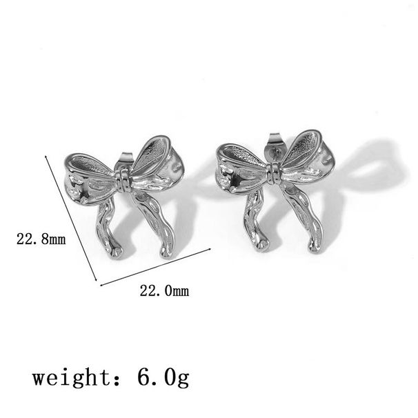【 New Product 】 Ins Style Stainless Titanium Steel Buckle Earrings, Gold-plated Non Fading Jewelry_ipsvogv.com