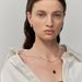 Women's Jewelry Casual Colored Enamel Love Necklace Light Luxury High End Design Sense Cold Style Peach Heart Versatile Sweater Chain_ipsvogv.com