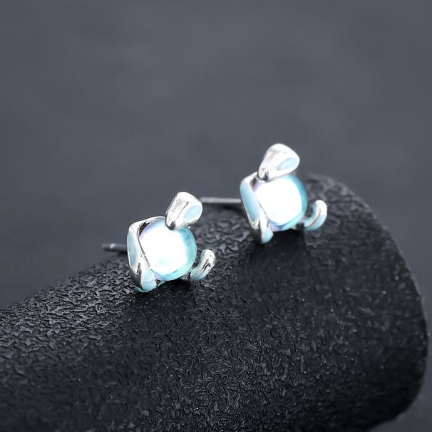 Medusa Ice Blue Eye Earrings M With Personalized Design, Exquisite Temperamt, Fashion And Simple Accessories For_ipsvogv.com
