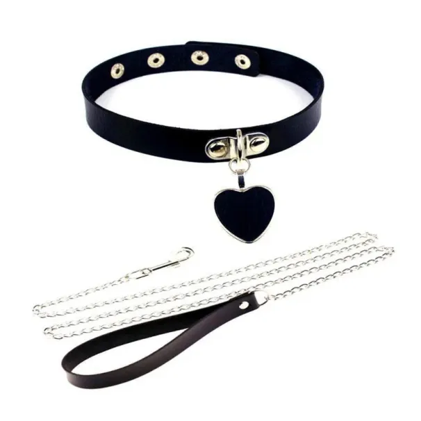 Women's PU Leather Chain Necklace_ipsvogv.com