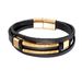 Stainless New Personalized Great Wall Pattern Men's Steel Titanium Bracelet_ipsvogv.com