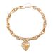 Cold Wind Hollow Thick O-chain Large Peach Heart Pendant, Item Decoration Exaggerated Love Niche Necklace_ipsvogv.com