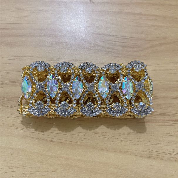 Water Drop Shaped Rhinestone Single Row Necklace Hip Hop Jewelry Tennis Chain_ipsvogv.com