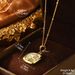 Monet Garden Oil Painting Necklace Baroque Natural Pearl Clavicle Chain New Chinese Style Ancient Style High End 2024 New_ipsvogv.com