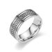 Titanium Steel Ring, Punk Gothic Tibetan Scripture, Men's Ring Bracelet_ipsvogv.com