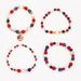 Handmade Patriotic Bracelet Set With 8mm Round Flag Pendants - Natural Stone Beaded Jewelry For Men And Women Independence Day Bracelet Bracelet Set_ipsvogv.com
