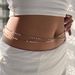 Gold Plated Titanium Steel Retro Pearl Embossed Waist Chain Body Chain_ipsvogv.com