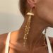 Fashion Jewelry Design Tassel Crystal Pendant Studs Ancient Style High-end Sense Elegant Earrings_ipsvogv.com