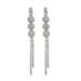 Exaggerated tassel rhinestone earrings for women's insets, luxurious and full of diamonds, long style earrings_ipsvogv.com