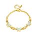 A Niche Design White Butterfly Studded Diamond Block Chain With Titanium Steel Jewelry, Versatile And Personalized_ipsvogv.com