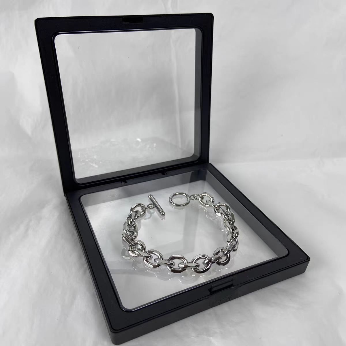 Titanium Steel Non-Fading Cuban Chain Bracelet Men's Trendy Hip-Hop Women's Ins Cold Style Simple Couple Jewelry_ipsvogv.com