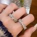 Explosive Niche Design, High-end Feel, Full Diamond Zircon Open Ring, Light Luxury, Layered Ins, Cool Style,_ipsvogv.com
