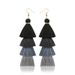 Handmade tassel earrings for women retro ethnic style long earrings Bohemian personality earrings jewelry earrings_ipsvogv.com