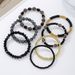 Popular Bohemian Style Multi Layer Stacking Bracelets For Women, Soft Clay Rice Beads, Diamond Ball Hand Accessories, Elastic Bracelets_ipsvogv.com