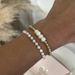 Women's Jewelry Versatile Stainless Steel Round Bead Bracelet Natural Freshwater Pearl Steel Bead Bracelet_ipsvogv.com