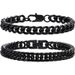 Stainless Cuban Figaro Bracelet Set Fashion Gold-Plated Personality Versatile Titanium Steel Unisex Jewelry_ipsvogv.com