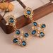 Vintage Earrings With Diamonds, Glass Tassel Earrings, Elegant French Court Style, High End_ipsvogv.com