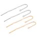 Environmentally Friendly Stainless Ear Wires, Titanium Steel Women's Gold Flat O-shaped Earrings, Light Cross Chain DIY_ipsvogv.com