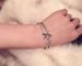 Simple Micro Inlaid Zircon Word Lady Bracelets For Women Temperament Exquisite Bangle Jewelry_ipsvogv.com