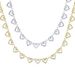 Women's Jewelry Fashion Trend New Hollow Heart Shaped Necklace Hip Hop Micro Inlaid Zircon Ladies Necklace_ipsvogv.com