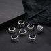 New Beach Hollow Chain Geometric Joint Foot And Ring Set With 7 Open Rings_ipsvogv.com