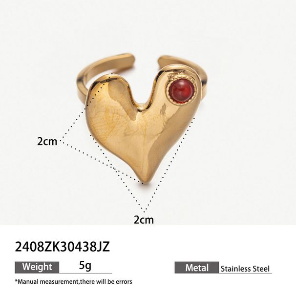 love stainless steel natural stone ring cross border hot rings rings titanium steel high end hand jewelry_ipsvogv.com