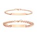 Unisex Jewelry Fashion Charm Bracelets Smooth Curved Name DIY Engraved Couple Personality Inspirational_ipsvogv.com