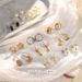 Fashion High Grade Natural Pearl Zircon Earrings For Women Flower Star Retro Light Luxury Earrings Ear Clips Silver Needle_ipsvogv.com