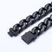 Men's Jewelry Cuban Bracelet Jewelry Men's Trendy Hip Hop Style Stainless Steel Diamond Necklace Jewelry Set_ipsvogv.com
