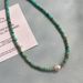Lake Blue For Female Niche, Light Luxury Beaded Turquoise Freshwater Pearl Collarbone Chain, New Chinese Style Necklace_ipsvogv.com