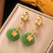 Titanium Steel Pleated Heart-shaped High-end Feel, With Fashionable Temperament, Earrings For Women_ipsvogv.com