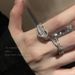 【 4280 People's Collection 】 Love, Cross Zircon Female Ins, Niche Design, Index Finger Ring, Light Luxury, Exquisite_ipsvogv.com