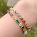 Women's Jewelry Heart Shaped Colored Zircon Tennis Chain Bracelet Popular Hip Hop Jewelry_ipsvogv.com