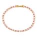 FEEHOW White Pink Zircon Bracelet, Simple And Small, High End, Versatile, Full Dia, Colorful Handicraft For Women_ipsvogv.com