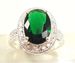 Elegant lady's red corundum ring large zircon fashion party first jewelry_ipsvogv.com