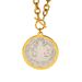 Gold Plated Angel Coin & Key Necklace - Stainless Steel Minimalist Jewelry For Women_ipsvogv.com