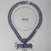 Cool Cuban Purple Letters King Pendant Necklace Hip-hop Full Diamond Jewelry_ipsvogv.com
