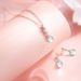 Pearl necklace pendant earrings two piece jewelry set female S925 sterling silver accessories fashion jewelry_ipsvogv.com