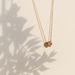 Stainless Simple Pink Heart-shaped Peach Necklace Collarbone Chain Titanium Steel Gold-plated Jewelry_ipsvogv.com