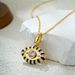 Fashion, Simple Personality, Hip Hop Style, Colorful Enamel Plated Gold Devil Eye Pendant Jewelry_ipsvogv.com