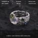 Silver And Elegant Zirconia Texture Ring For Women, Light Luxury, Niche Design, Exquisite Fashion, Personality, High-end_ipsvogv.com