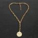 Temperament, Exotic Bohemian Portrait Pendant, Fashion Necklace, Female 12410_ipsvogv.com