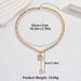 Sweet Korean version of Little Fresh Women's Necklace Personalized English Letters, niche design, collarbone chain_ipsvogv.com