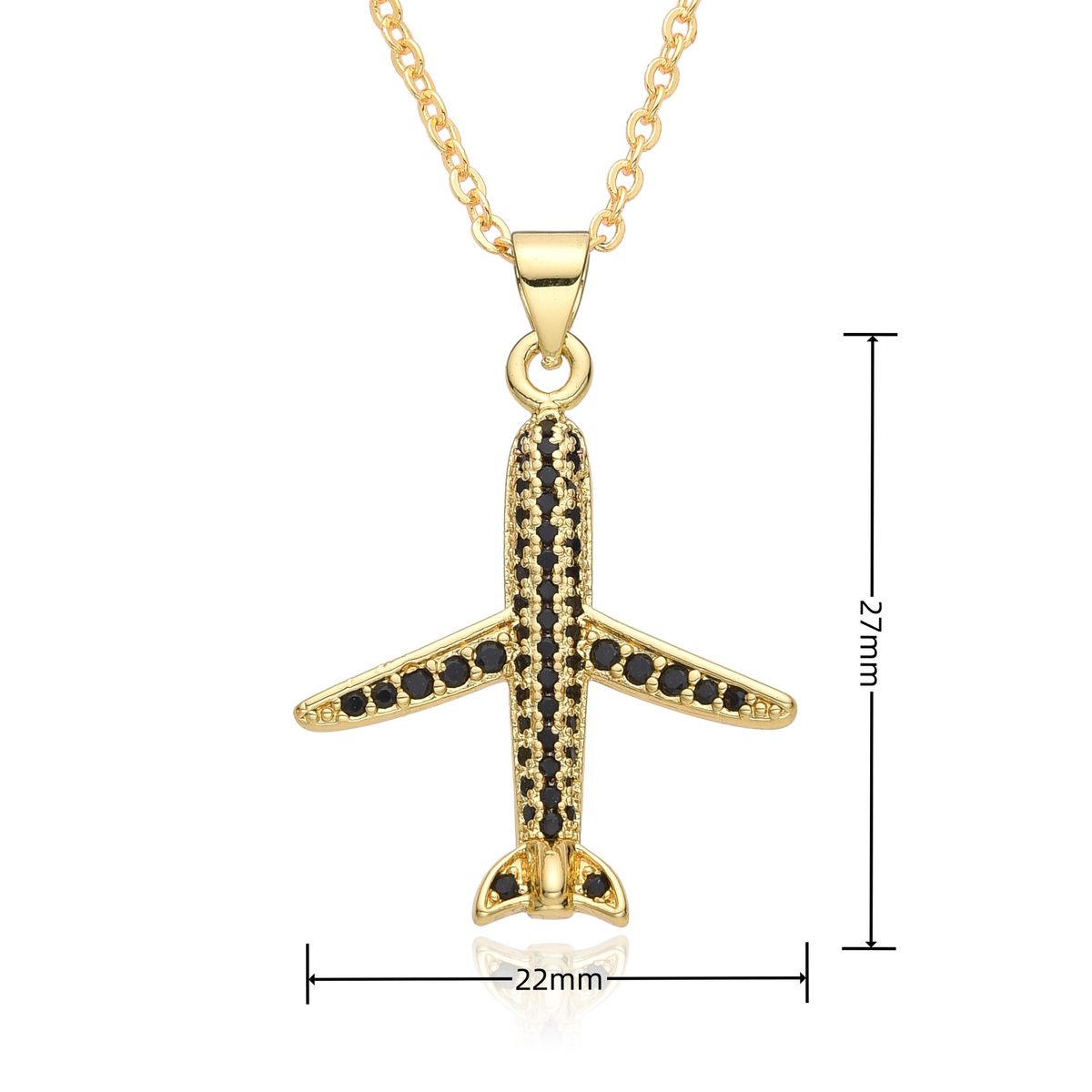 New Products Ins Style Hot Selling Fashion Personality Aircraft Aircraft Female Pendant Necklace_ipsvogv.com